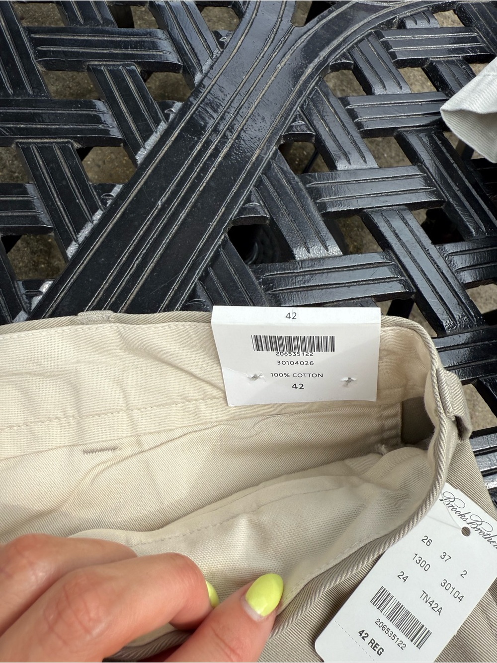 Brooks Brothers Beige Chino Shorts - Picture 5 of 6